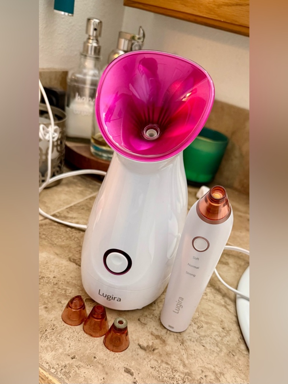 Lugira Facial Steamer and Microdermabrasion Tool